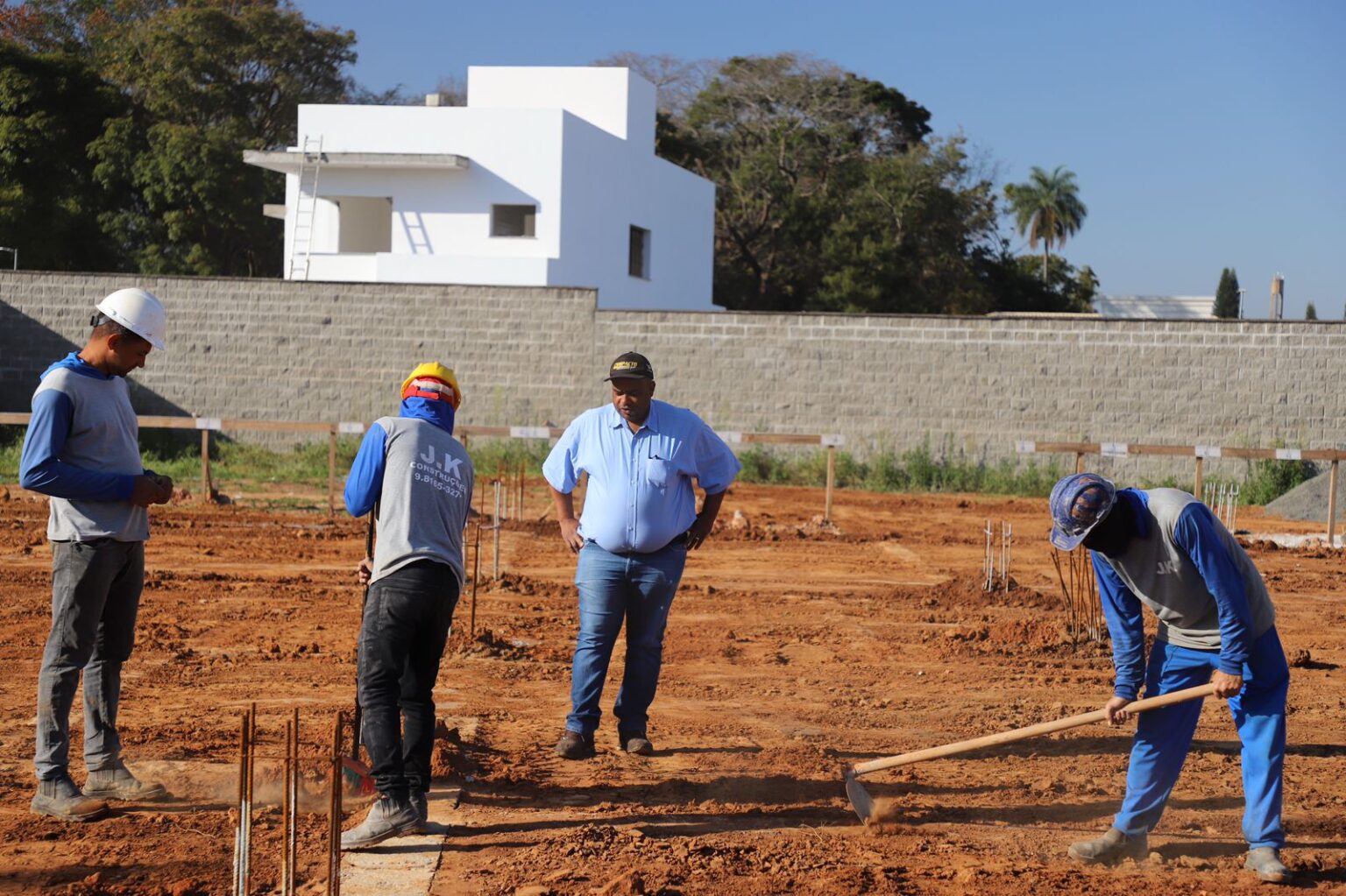 Nova sede da Câmara de Holambra tem primeira fase das obras concluída